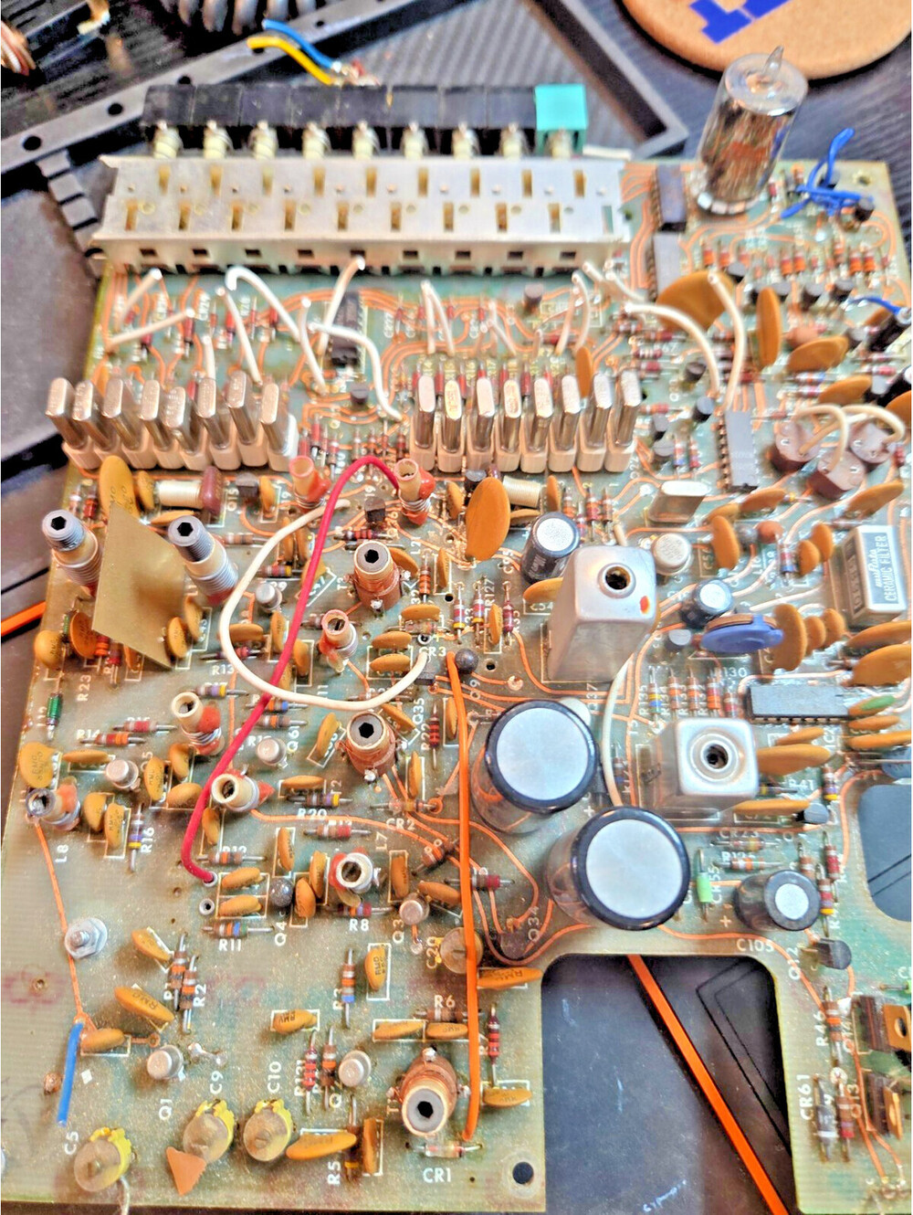 Vintage 16 Channel Kris Inc. Tri-Band VHF radio receiver/scanner MAINBOARD ONLY
